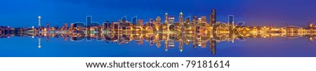 Panoramic Image of the city of Seattle