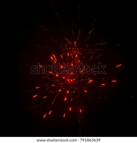 Colorful fireworks. The background for the New Year. Independence Day, New Year, Christmas or other holidays