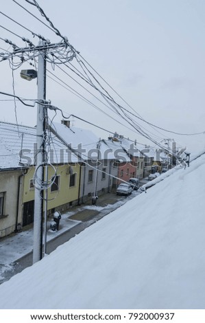  winter snow street