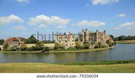 Beautiful Leeds Castle on a summer's day