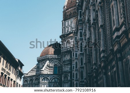Florence Cathedral Street Photography in Florence, Italy.