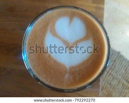 This is the beautiful coffee at morning