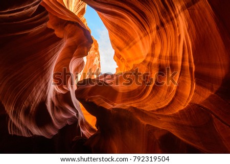 Antelope Canyon, Arizona Royalty-Free Stock Photo #792319504