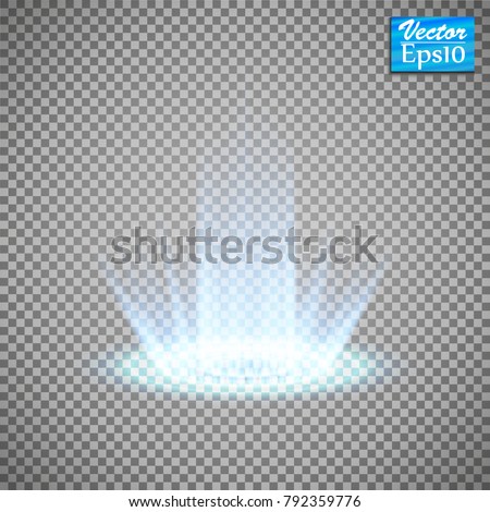 
Magic portal of fantasy. Futuristic teleport. Light effect. Light rays of the night scene and sparks on a transparent background. Empty light effect of the podium. Disco club of the dance floor.
 Royalty-Free Stock Photo #792359776