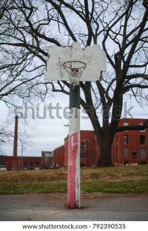 Vintage Basketball Stand