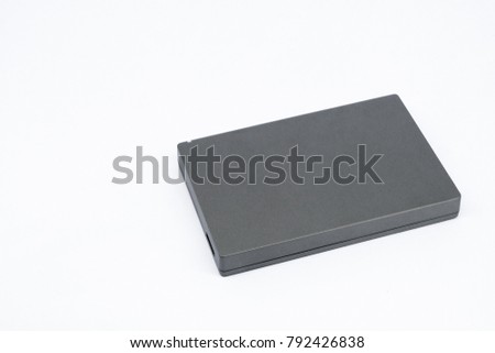 HDD Hard disk drive on White background