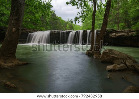 Waterfall in the Spring