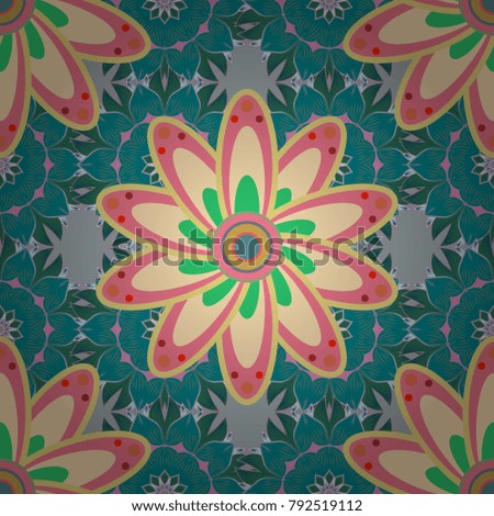 For Merry Christmas, Happy New Year products. Seamless pattern with vector. For wrap, wallpapers, backgrounds and scrapbooks.