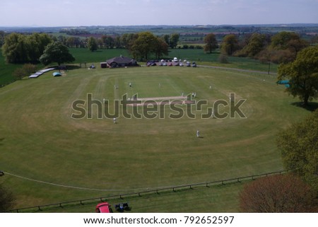 Village cricket summer in England