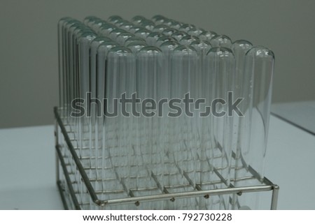 laboratory test tubes 