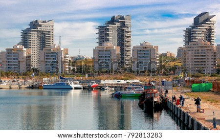 Ashdod - city in Israel - the yachting berth