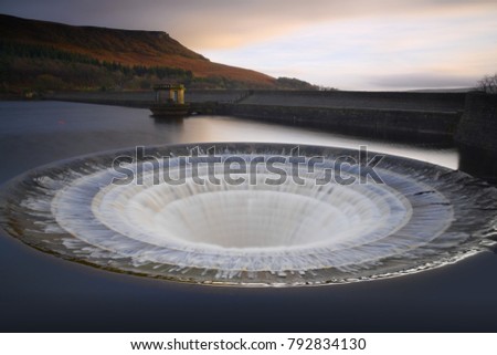 Ladybower Reservoir, Peak District National Park Royalty-Free Stock Photo #792834130