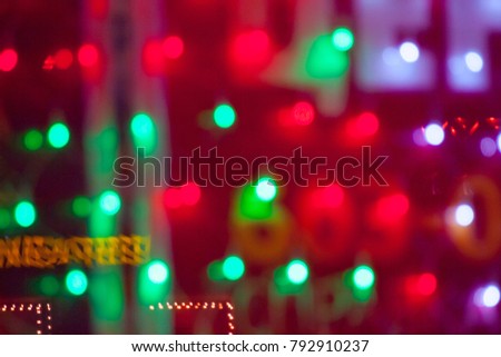 Abstract blurred light points background