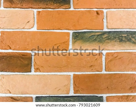 Background and texture of brick wall. Studio Photo
