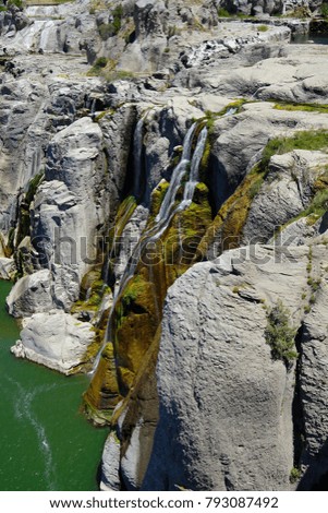 Twin Falls of Idaho. USA