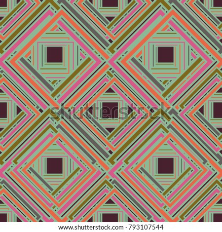 Abstract geometric colorful pattern for background. Decorative backdrop can be used for wallpaper, pattern fills, web page background, surface textures.