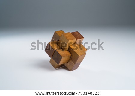 Japanese wooden puzzle