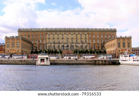View of Stockholm's Royal Palace in Gamla Stan