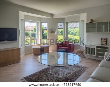 Interior from a Scandinavian home, living room