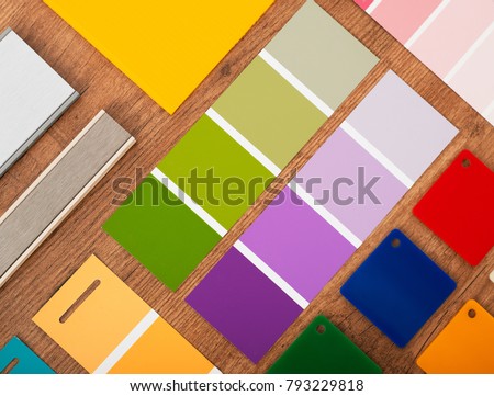 Paint color samples