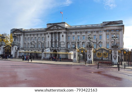Royal Buckingham palace, London, UK