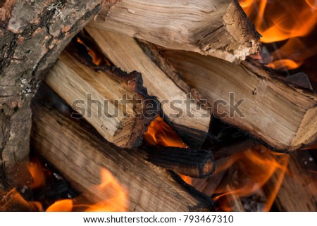 firewood place macro