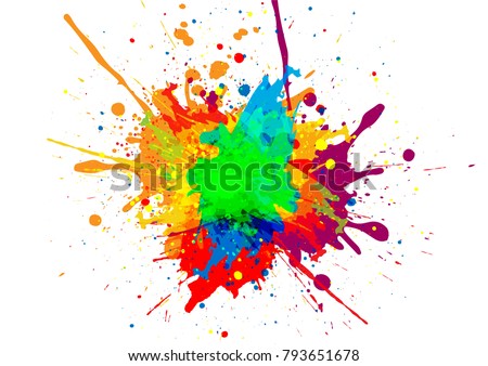 abstract vector paint color design background. illustration vector design