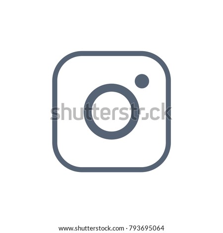 Instagram Logo Social Media Vector Icon Royalty-Free Stock Photo #793695064