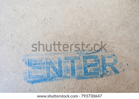 Enter photo Sign