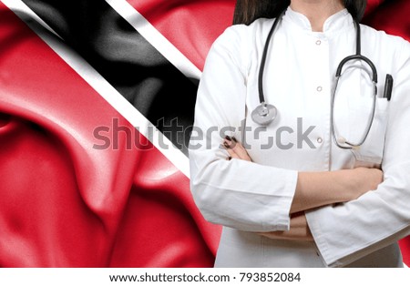 Conceptual image of national healthcare system in Trinidad and Tobago