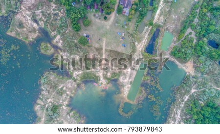 Kaeng Krachan Thailand Aerial View. 