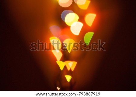 Artistic style - Defocused urban abstract texture background for your design, blurred lights