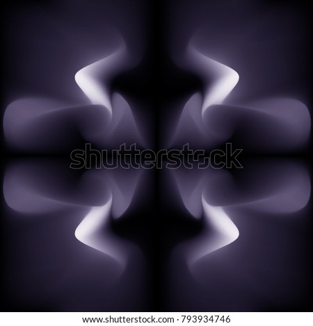 Abstract dark ultra violet smooth fractal vector pattern