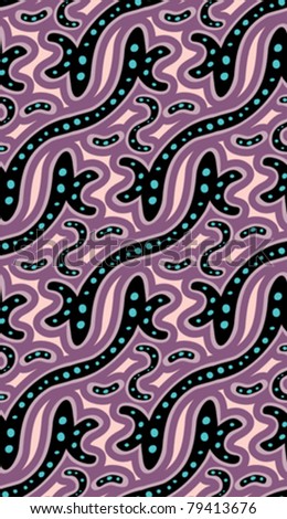 Seamless wallpaper background of salamander-like organic patterns