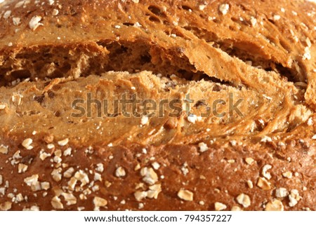Bread is the oldest man made by human for the needs of food produced from the seeds of the cultivated grain.
