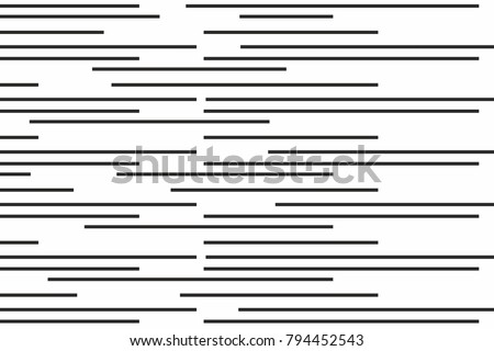 black monochrome different size horizontal lines. stripes wallpaper concept. vector background for web and print.