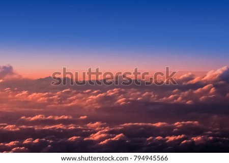 Nature cloud landscape