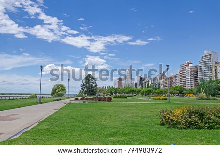 top view of Rosario Royalty-Free Stock Photo #794983972