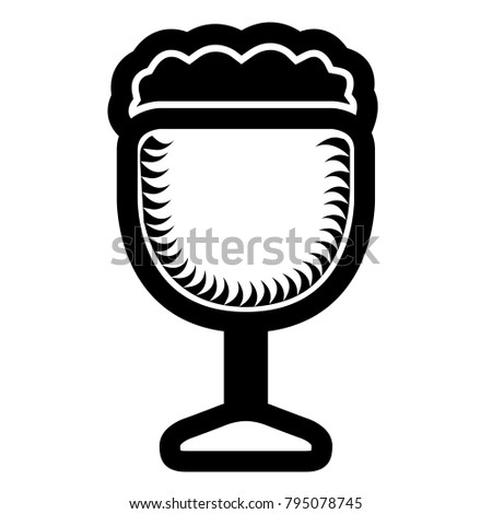 Beer icon isolated on white background, Vector illustration