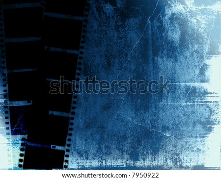 Great film frame for textures and backgrounds-with space for your text and image