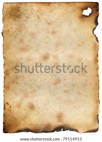Vintage burnt paper background Royalty-Free Stock Photo #79514953
