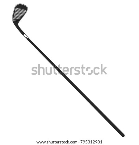 Golf club icon on a white background, Vector illustration