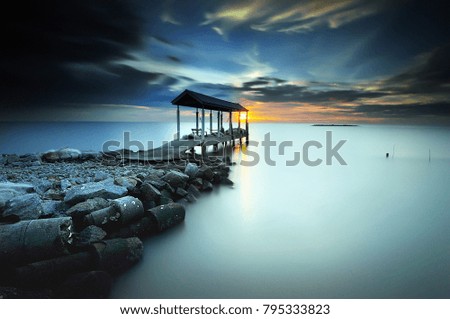 the abandoned jetty