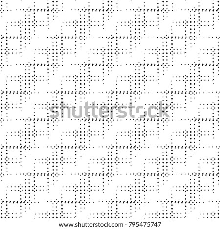 Circle seamless pattern. Geometric dots deco art seamless design