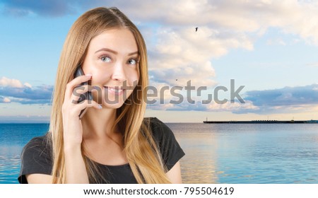 girl with mobile phone