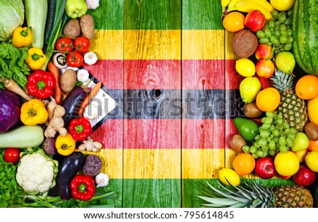Fresh fruits and vegetables from Zimbabwe