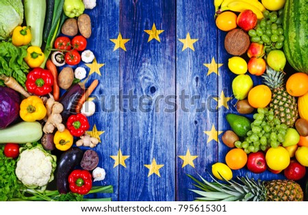 Fresh fruits and vegetables from European Union