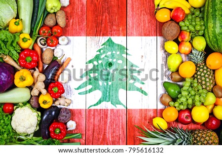 Fresh fruits and vegetables from Lebanon