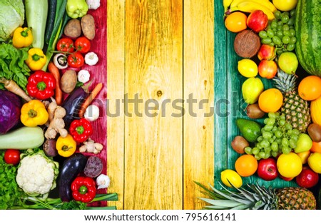 Fresh fruits and vegetables from Guinea