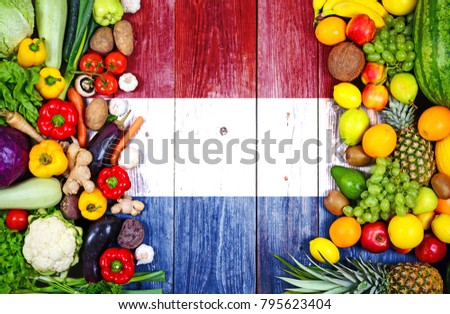 Fresh fruits and vegetables from Netherlands